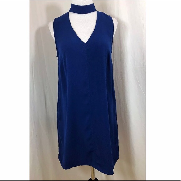 Jack by BB Dakota Blue Momsen Crepe Shift Dress - Picture 8 of 8